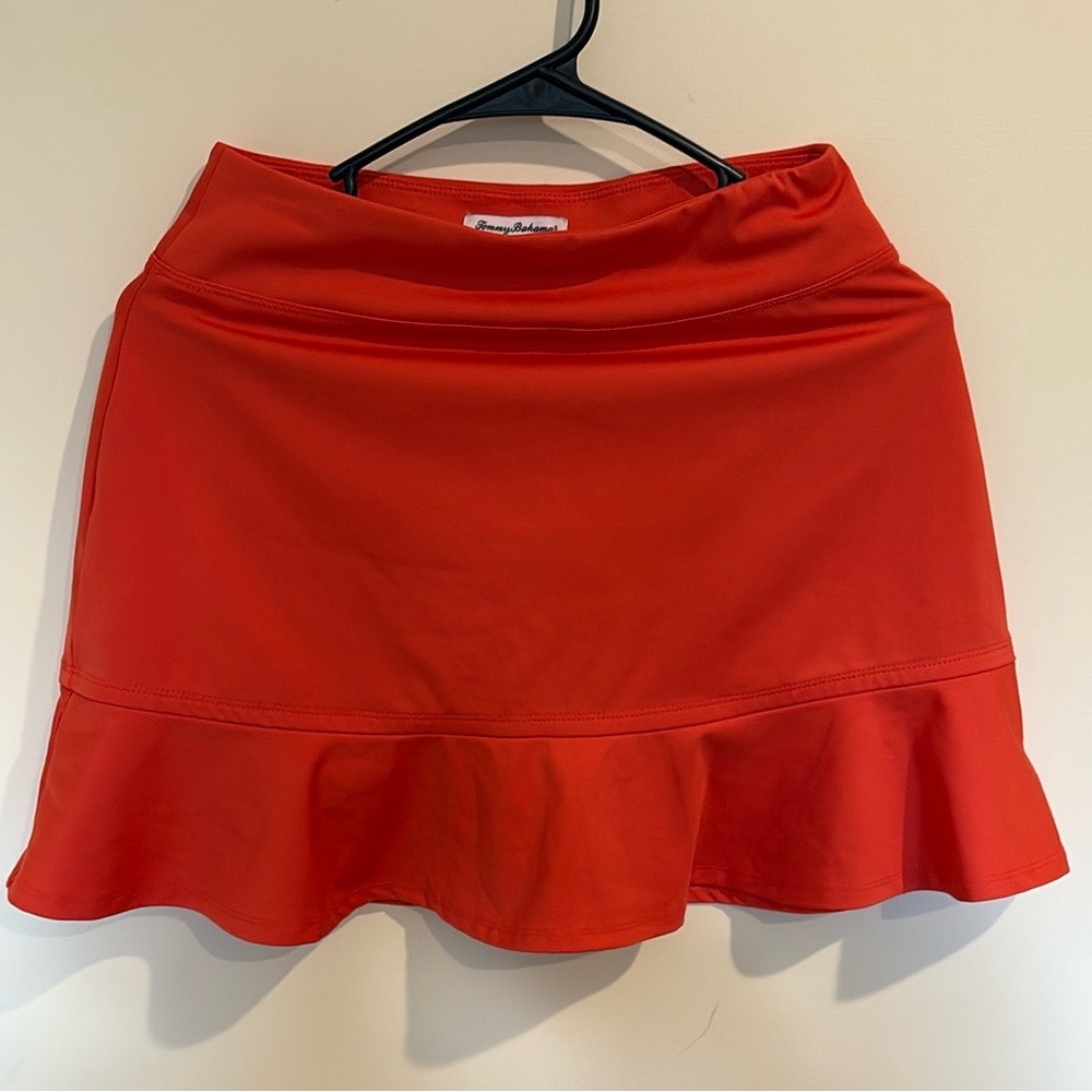 Tommy Bahama Active Flounce Orange Skort